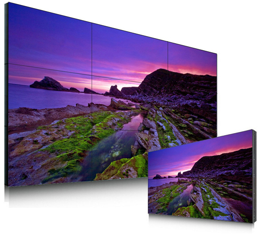 Luxembourg 55 inch LG low brightness 3.5mm splicing LCD splicing screen